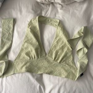 CIDER halter top that ties in the back *worn ONCE and is in perfect condition*